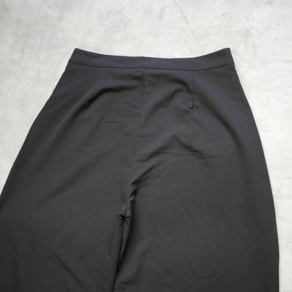 Jeaamksser Womens XL High Waisted Black Pleated Trousers Straight Leg Pants NWOT - Picture 6 of 12